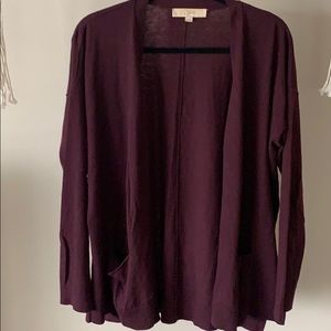 Loft Plum Cardigan